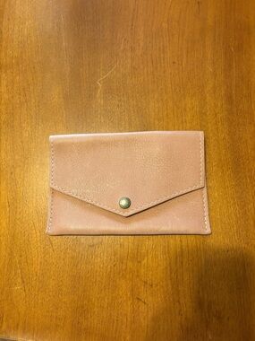 Portland Leather Pink Envelope Wallet